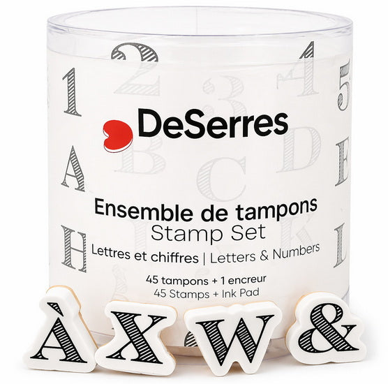 Ens. Tampons mousse - Alphabet et nombres