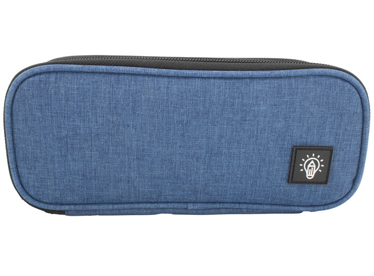 Pencil case 3 compartments - Blue