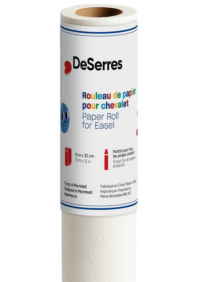 Rouleau de papier pour chevalet