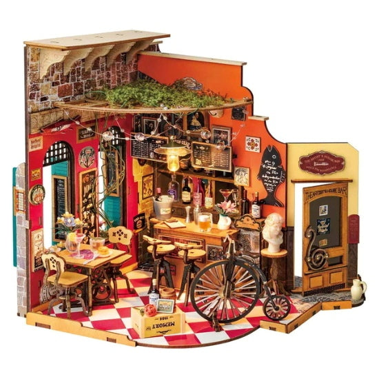 Maison miniature à faire soi-même Rolife Holiday Tea Time DW023 Maison miniature à faire soi-même Rolife Holiday Tea Time DW023