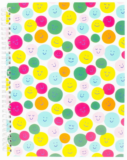 Cahier spirale ligné sourires 160p