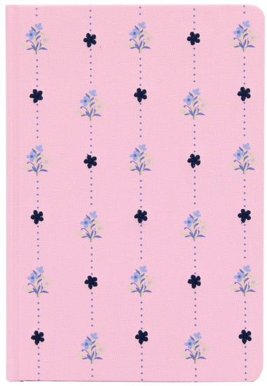 Grand cahier de note fleurs étoiles 160p