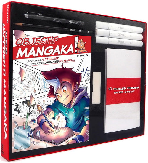 Le Kit de l'apprenti mangaka Cof.
