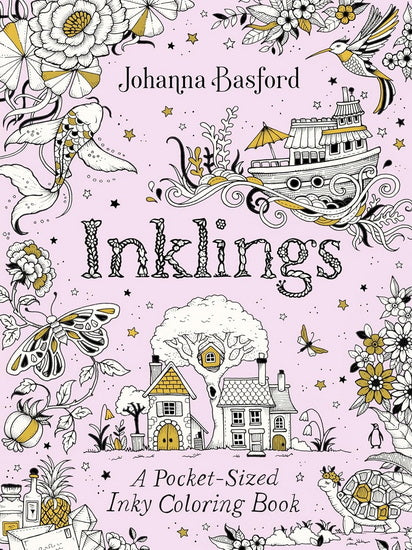 Inklings: A Pocket-Sized Inky Coloring Book