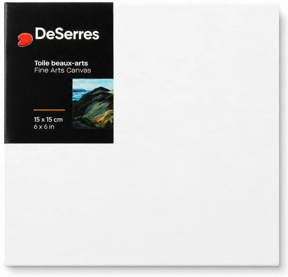 Toile Beaux-Arts 6 x 6 x 3/4 po