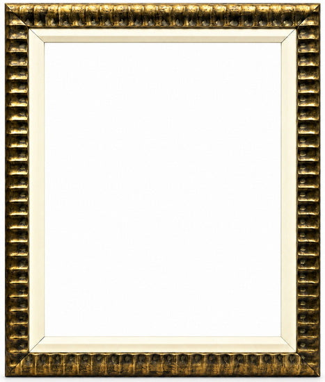 Cadre avec Marie-Louise noir or - 16X20 po
