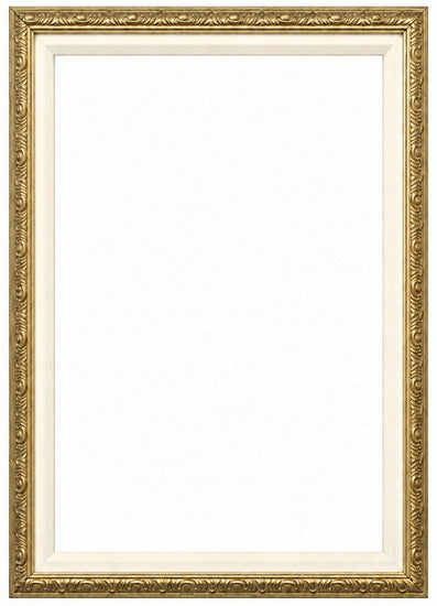 Cadre avec Marie-Louise or vert - 24X36 po