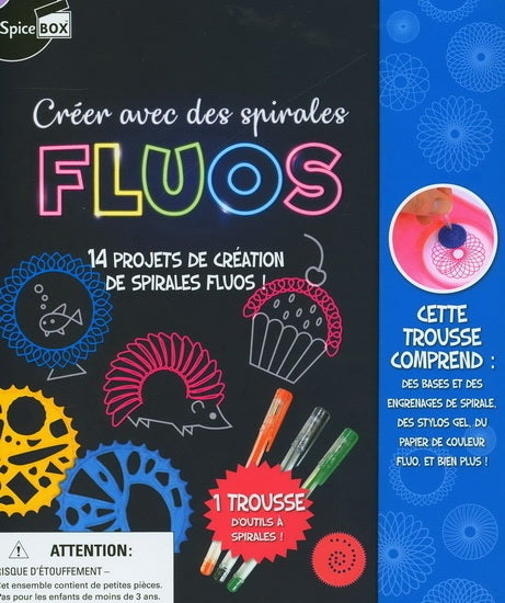 Créer avec des spirales fluos