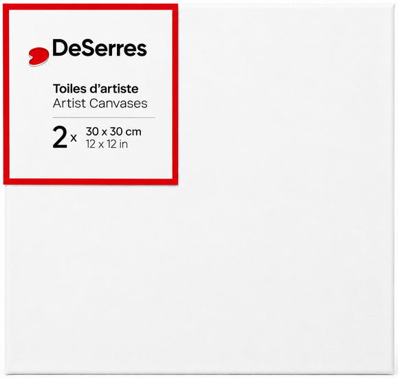 Ens. 2 Toiles de base 12x12x5/8 po