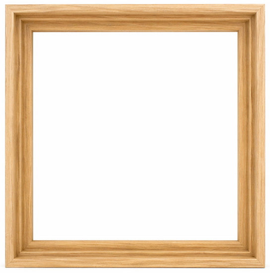 Regular Floating Frame Natural - 12X12"