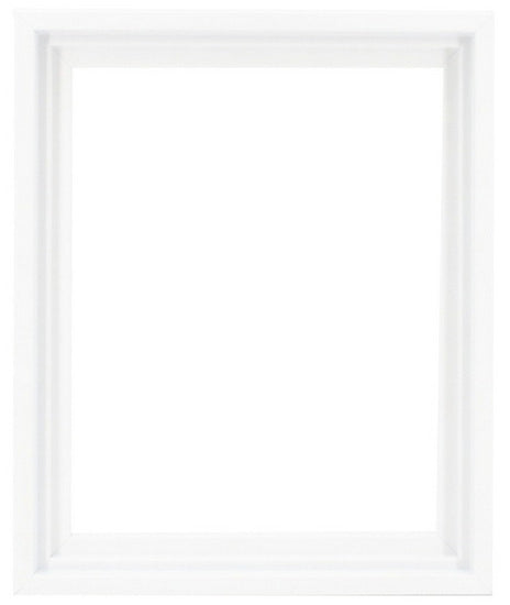 Regular Floating Frame White - 8X10"