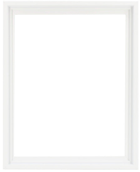 Cadre flottant régulier blanc - 12x16po