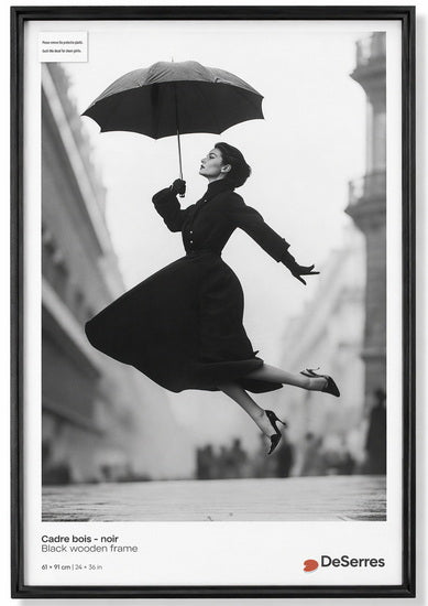Wood Frame Black - 24X36"