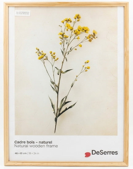 Wood Frame Natural - 18X24"