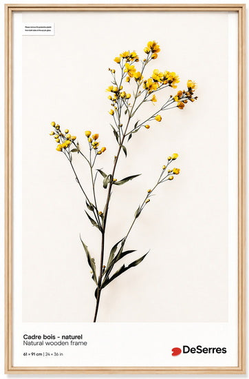 Wood Frame Natural - 24X36"