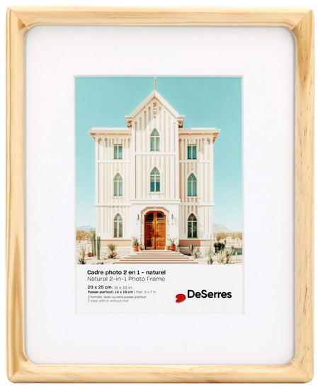 Rounded Corner Photo Frame Natural - 4.5X6.5"