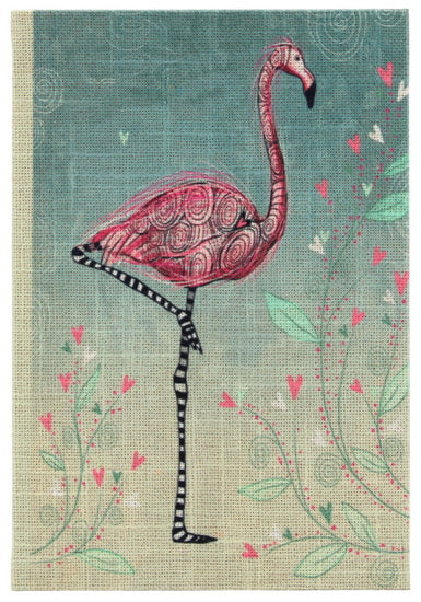 Notebook Lined - Flamingo