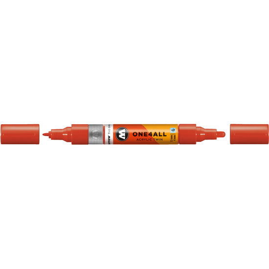 Marqueur acrylique One4All Twin - 1,5 à 4 mm vermilion