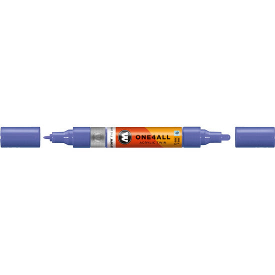 Acrylic marker One4All Twin - 1.5 to 4mm viola
