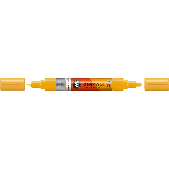 Acrylic marker One4All Twin - 1.5 to 4mm mustard yellow