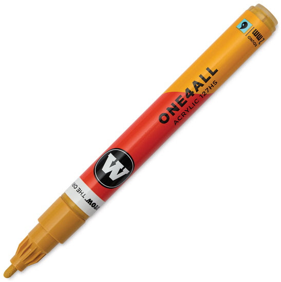 Acrylic marker One4All - 2mm mustard yellow