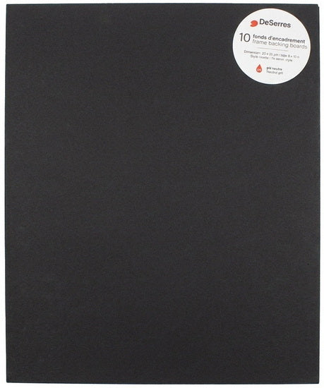 Ens. 10 fonds d'encadrement - 8x10po