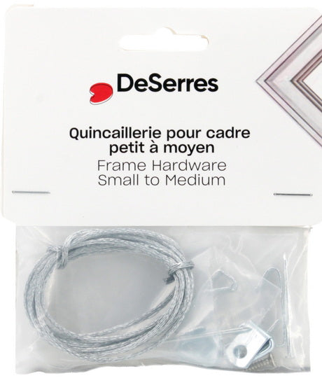 Ens. quincaillerie pour cadre petit/moyen