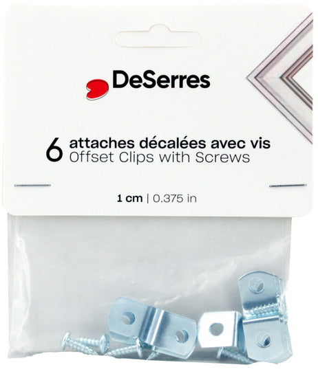 Pack of 6 OffPack Clips and Screws 3/8"