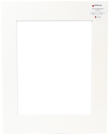 Passe-partout blanc cassé - 11x14/8x10po