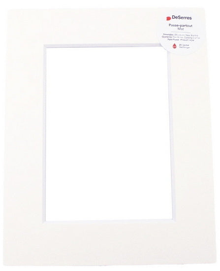 Passe-partout blanc cassé - 8x10/5x7po