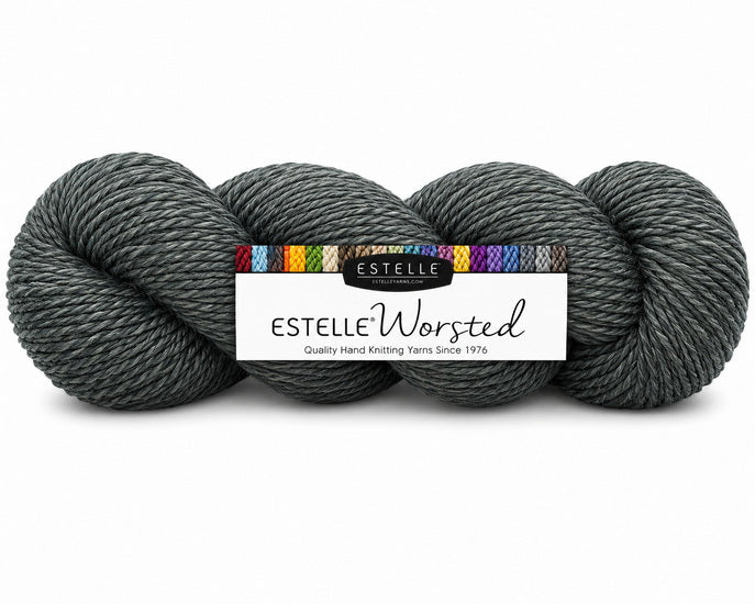Fil worsted 40% laine #4 100g nickel chiné