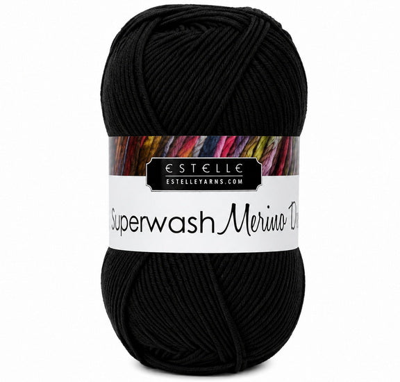 Fil superwash merino #3 50g noir