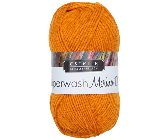 Fil superwash merino #3 50g tangerine