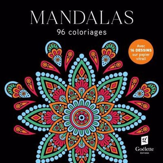 Mandalas : 96 coloriages