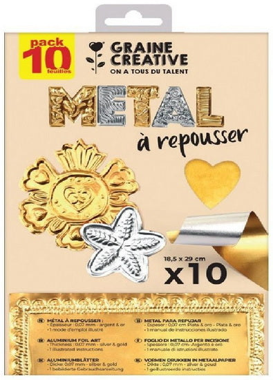 Set. 10 foil sheets - 185x290mm