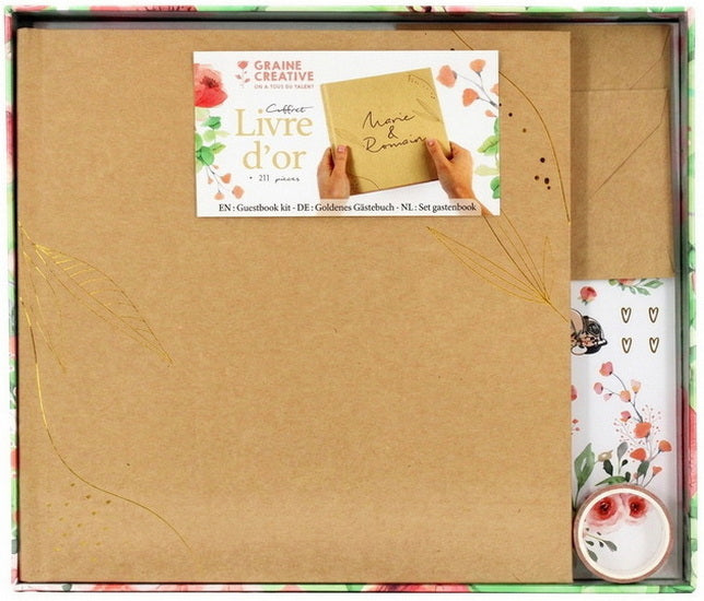 Coffret livre d'invités