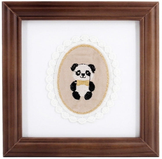 Cadre entre deux vitres Brun 7x7