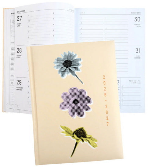 Agenda 26/27 Trois fleurs 1s/2p