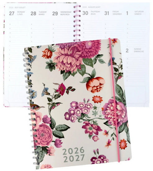 Agenda 26/27 Douceur florale 1s/2p