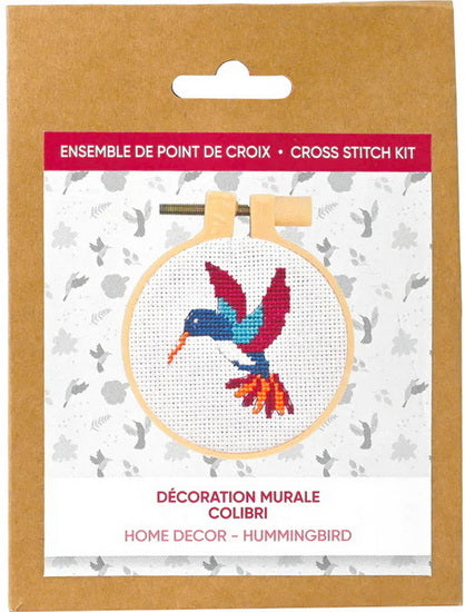 X-Stitch Embroidery Kit Humming Birds