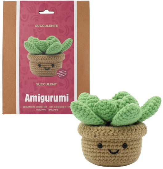 Ens. crochet succulente
