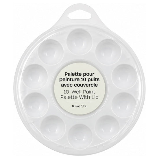 Palette ronde 10 trous avec couvercle