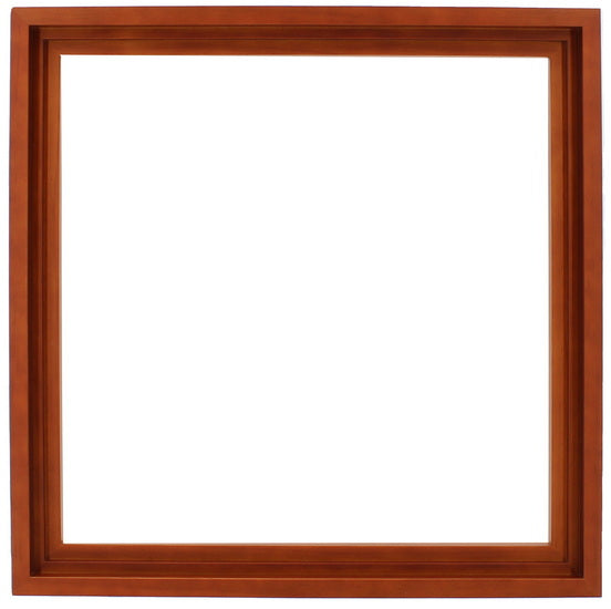 Floater Frame Wood Regular Walnut - 12''X12''