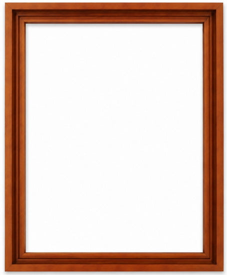 Cadre flottant bois régulier noyer - 12X16PO