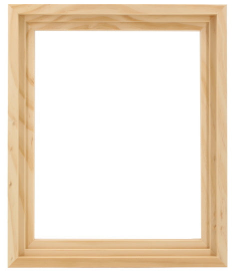 Floater Frame Wood Regular Natural - 8''X10''