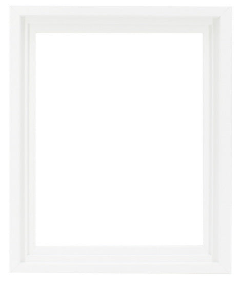 Floater Frame Wood Regular White - 8''X10''