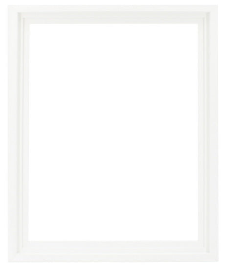 Floater Frame Wood Regular White - 11''X14''
