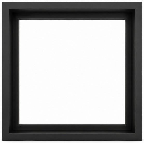 Floater Frame Wood Gallery Black - 10''X10''