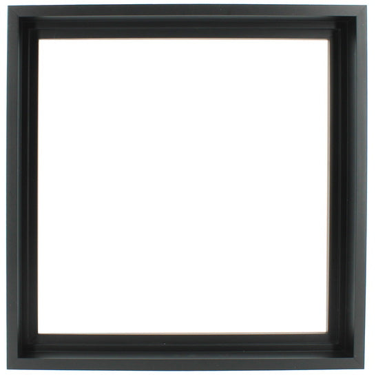 Floater Frame Wood Gallery Black - 12''X12''