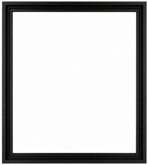 Floater Frame Wood Gallery Black - 16''X20''